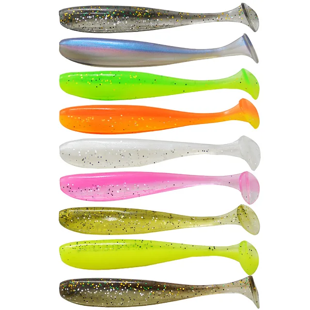 듀얼 컬러 T 테일 소프트 미끼 - 풍부한 어휘로 즐기는 낚시