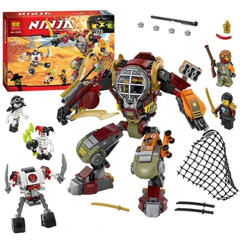 

M.e.c.ronin Krazi Bela 10525ninja Salvage Frakjaw Ninjagoed Building Blocks Sets Figure Bricks Toys Compatible