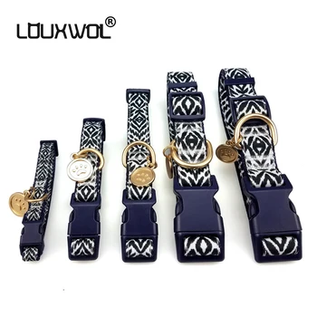 

Dog Collar Adjustable Nylon Printed Small Dogs Zebra-Stripe Puppy Neck Strap For Medium Large Dogs Collars Pet Dog Accessories