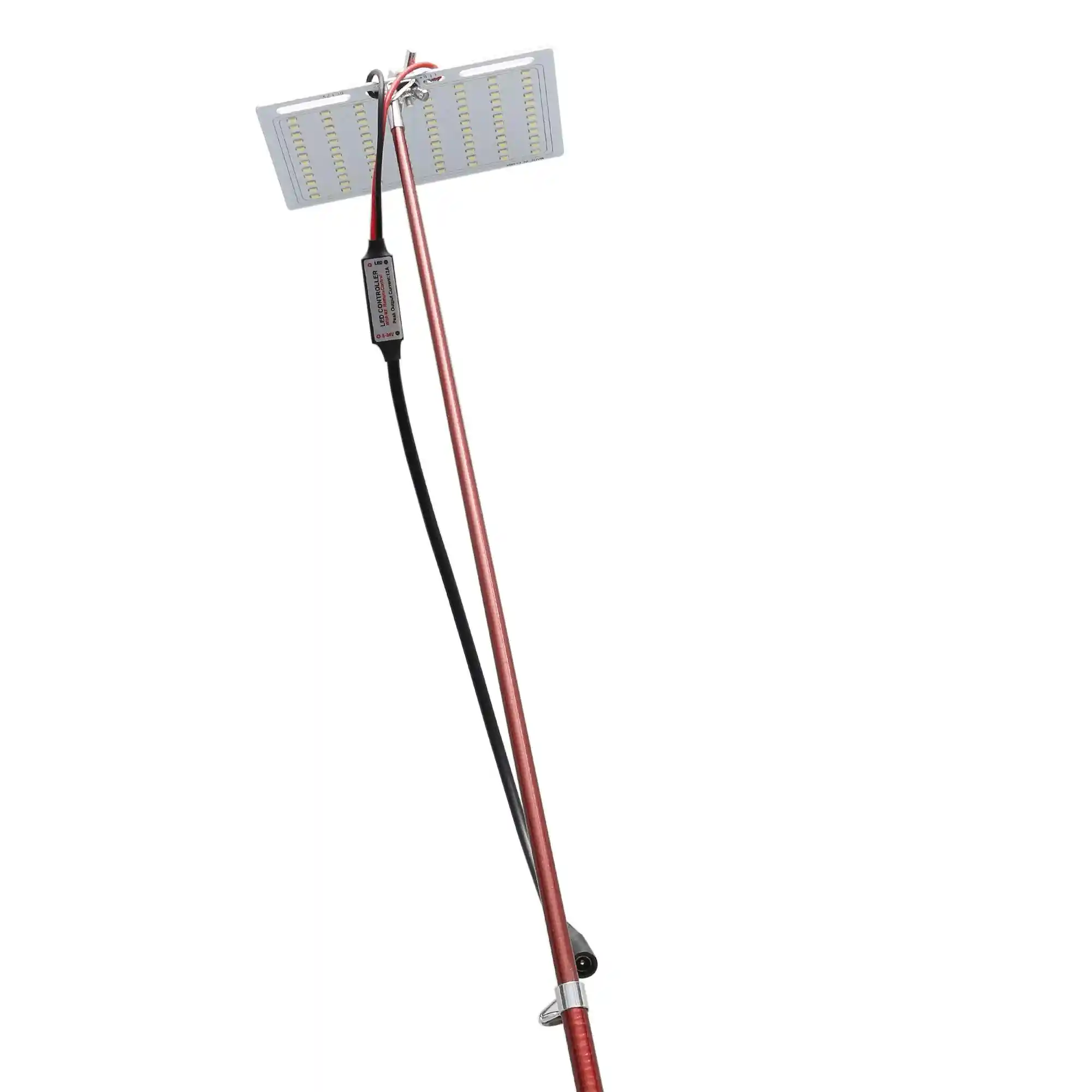 Cob 12V LED Camping Lights with 3.75 Meters Telescopic Fishing Pole Outdoor Lightingcamping