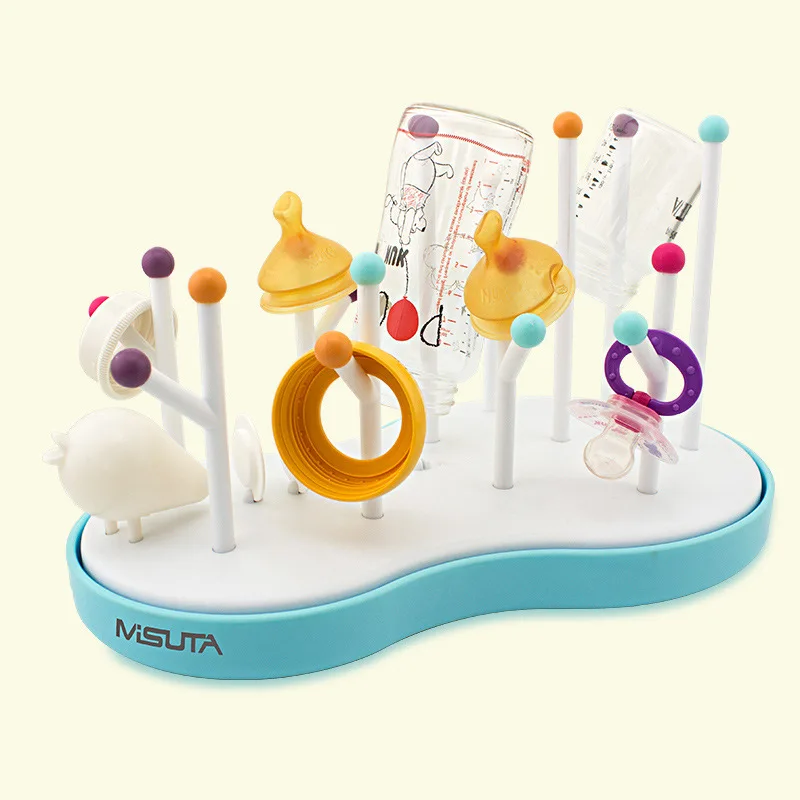 Baby Bottle Dry Rack Children Bottle Drain Drying Racks for Kids Portable Milk Cleaning Dryer Drainer Storage Dust Boxes