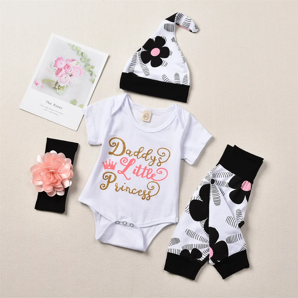 Baby Girls 4-Piece Summer Outfit 3