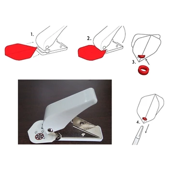 

Dart Wing Punch Tool Professional Darts Flight Hole Puncher Metal Ring Accessory NEW