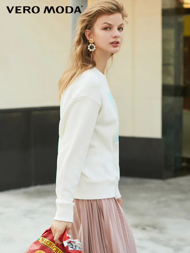 Vero Moda зима Catton печатных женщин моды толстовки | 319433507
