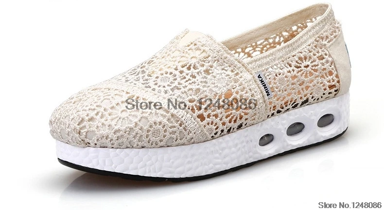 Minika Для женщин Mesh Sneaker дышащая прогулочная обувь увеличивающая рост Спортивная обувь Открытый легкая обувь AA50021
