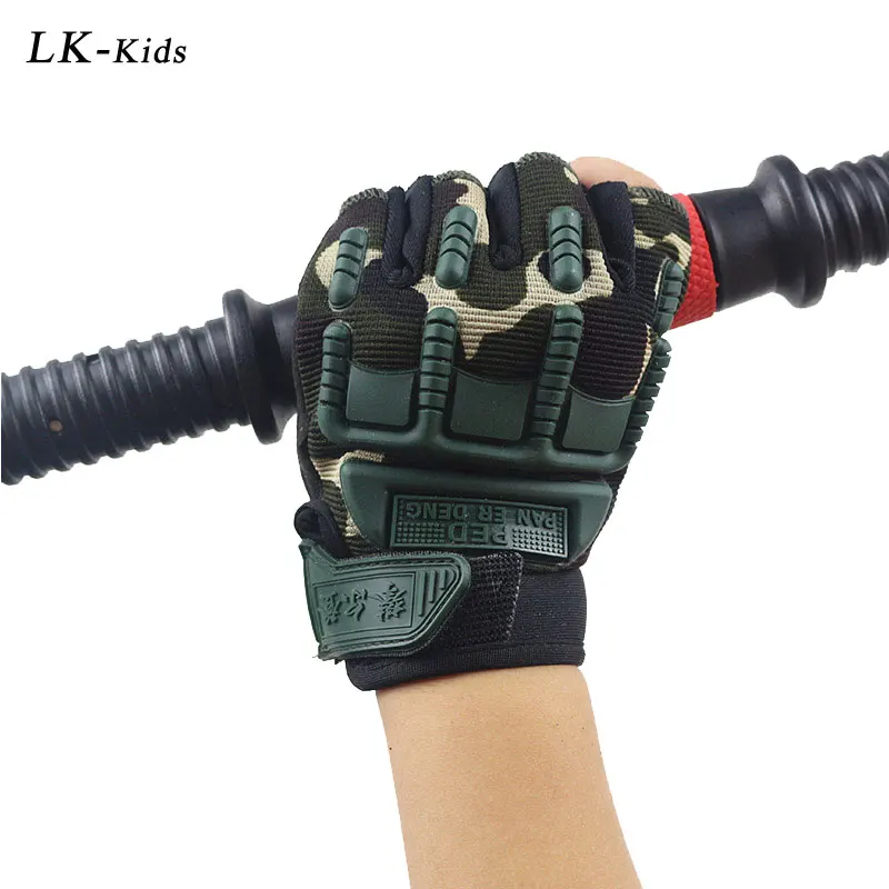 LongKeeper Department store Kids Tactical Gloves Boys A Be super welcome Girls Fingerless Children