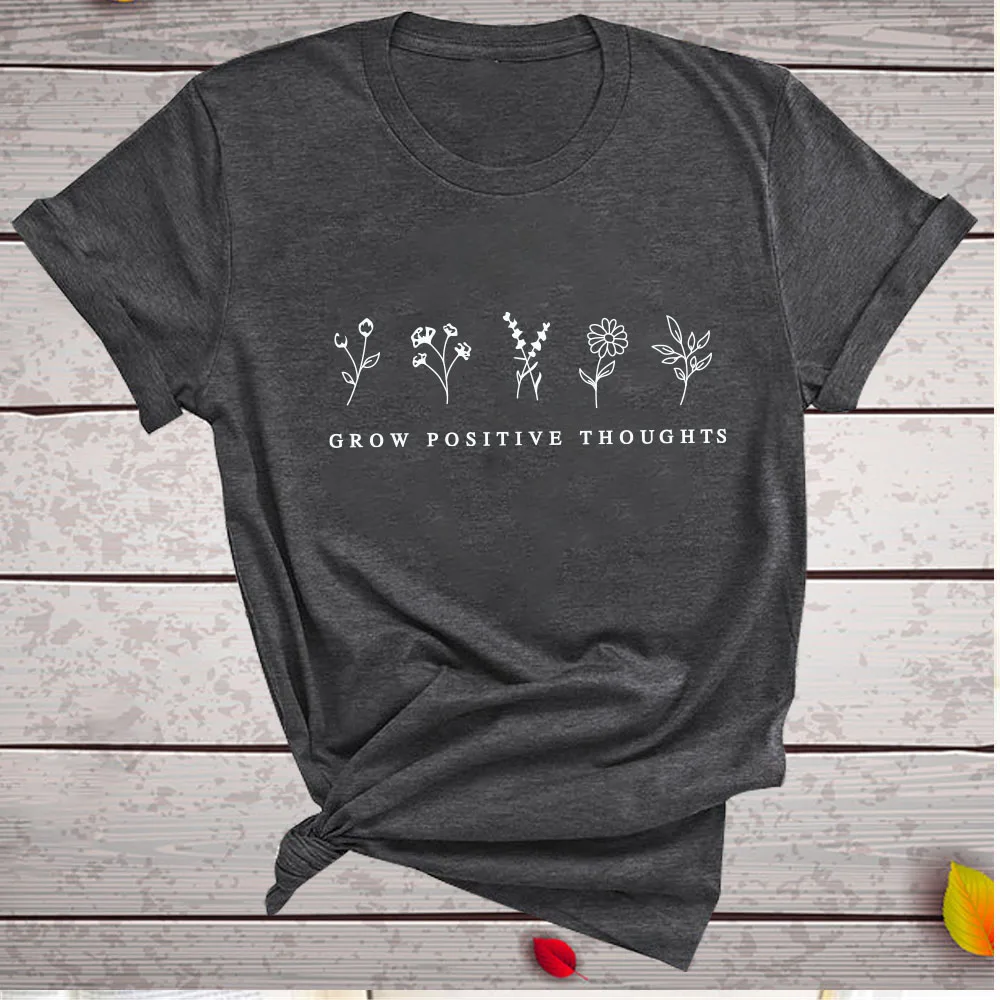 Grow Positive Thoughts Summer T-Shirt 9 » Original Earthwear Hf1c1a52569814a54a05ca1458fdbaf7d6 » Original Earthwear
