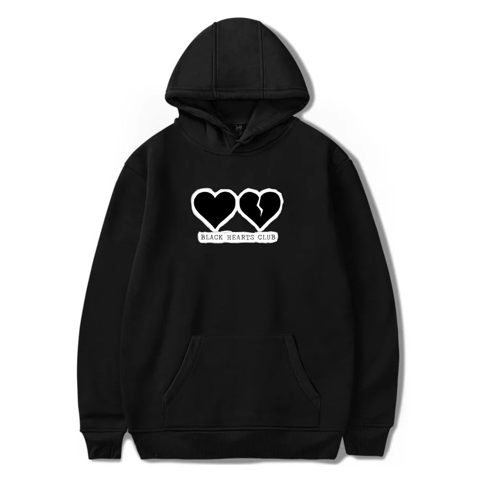 2020 Harajuku Хип хоп yungblud Black Hearts Мужская/Женская/Детская толстовка Весенняя кавайная