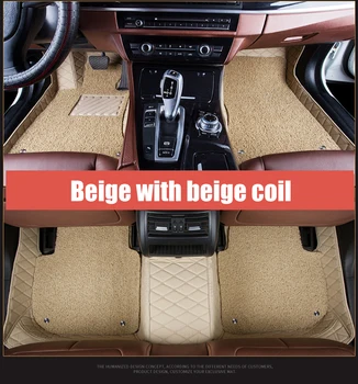 

Double Layer Car Floor Mats for Acura All Models TL RLX TLX TSX ILX 2006-2011 2012-2018 Custom Foot Pads Automobile Carpet Cover