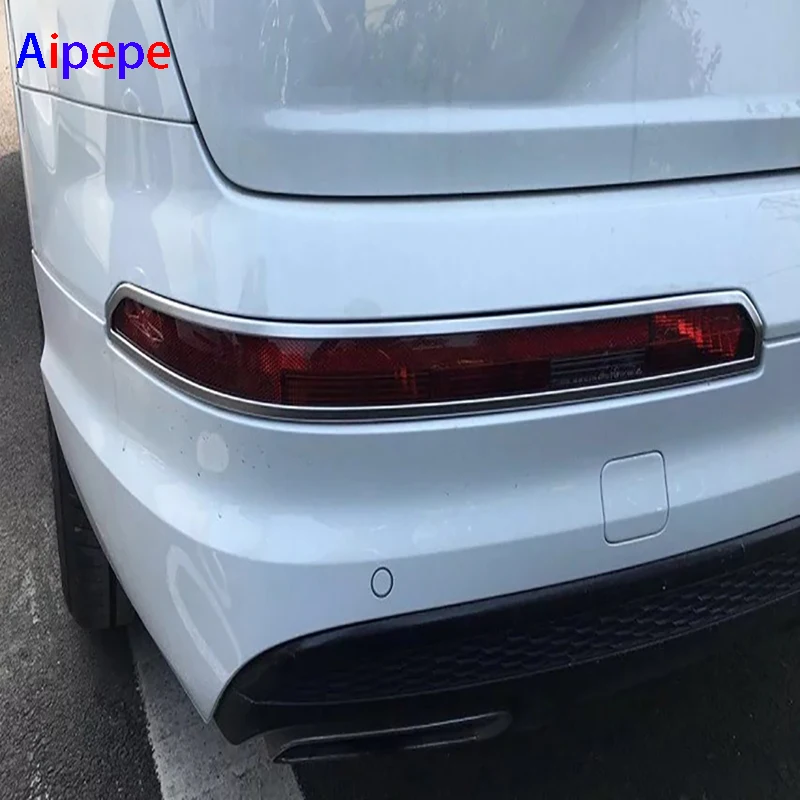 Для Audi Q7 2016 2017 2018 ABS хромированный наружный задний фонарь противотуманный