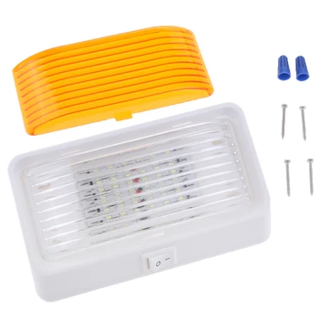 

LED RV Porch Light Exterior Utility Light, 12v Lighting Fixture, Replacement Lighting for RVs, Trailers, Campers