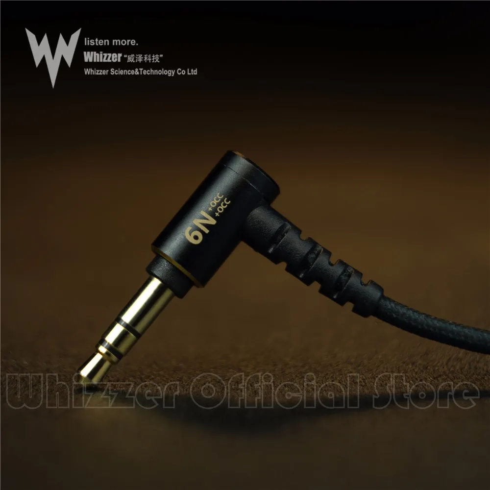 Whizzer A15 A15 Pro спортивные наушники HiFi Bass металлические наушники-вкладыши 3,55 мм Тип наушники 120 мм кевлар гибридная Армирующая линия