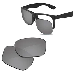 Glintbay Performance Polarized Replacement Lenses for Sunglasses - Various Colors (Metallic Silver Mirr)