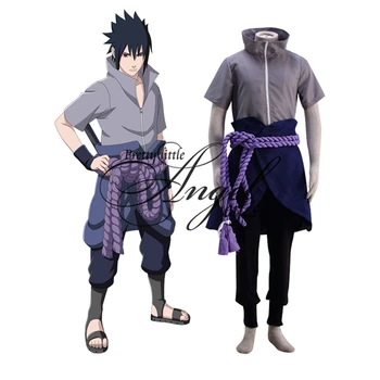 

Anime NARUTO Uchiha Sasuke Costume Cosplay Halloween Party suit