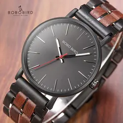 Relogio masculino BOBO BIRD 2019 новый дизайн простые Стильные мужские часы принимаются индивидуальный, Деревянный Подарочная коробка