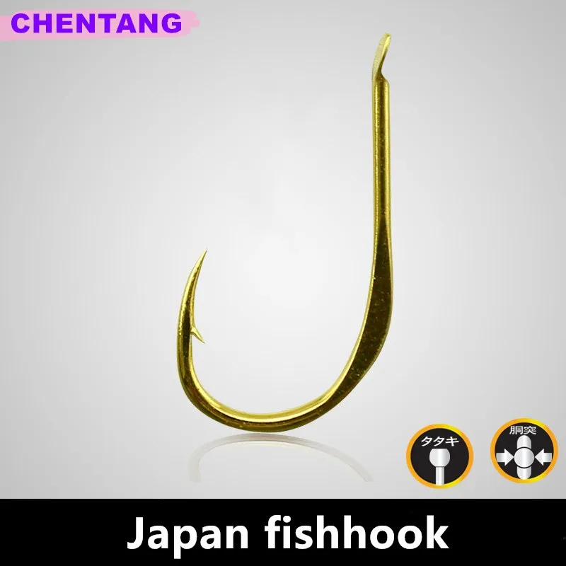 10PCS/lot Universal Flat Carp Fishing Hooks Japan Bulk High Carbon Steel Sea Saltwater