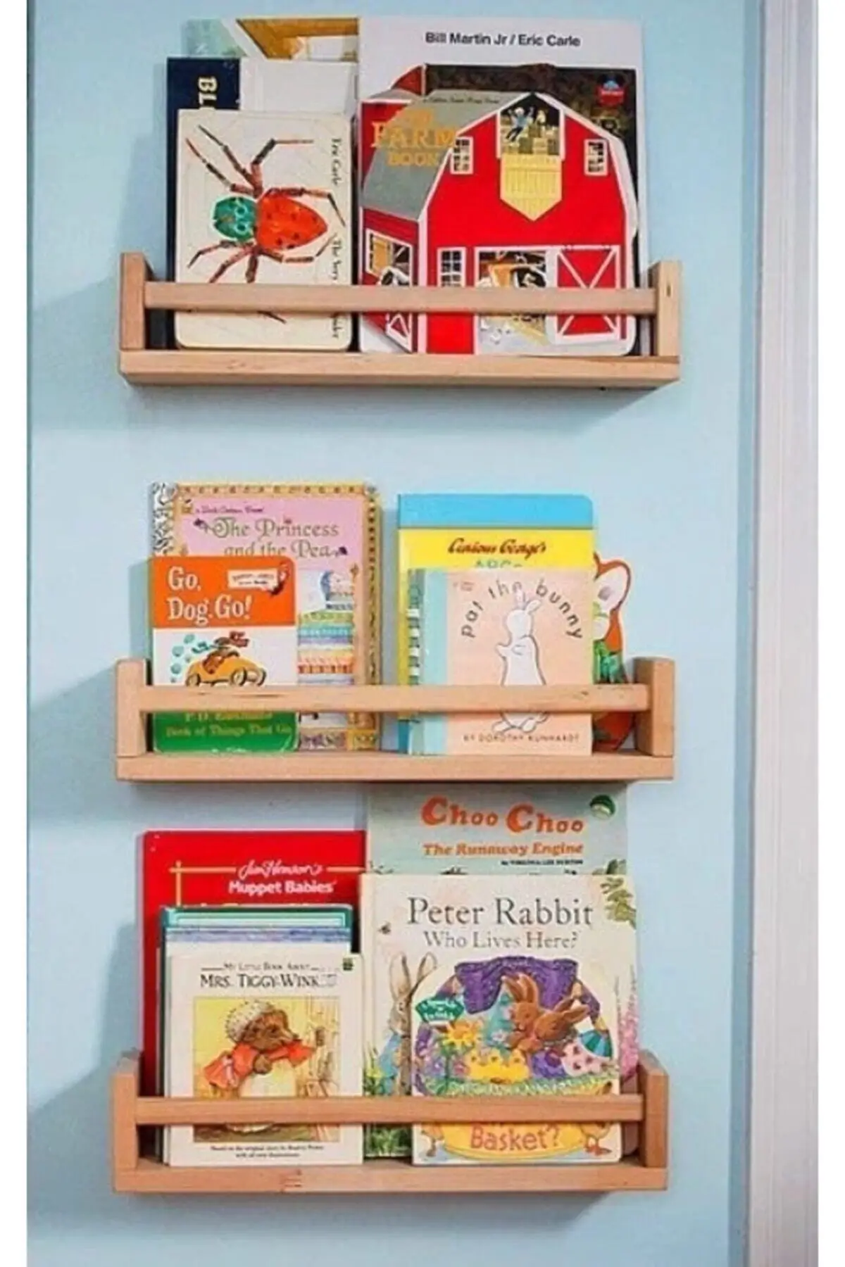 Weiland Uitputten . Beige Montessori Boekenplank Kind Babykamer Muur Rack Houten Boekenkast  Boekenrek 3 Pcs 50 Cm| | - AliExpress