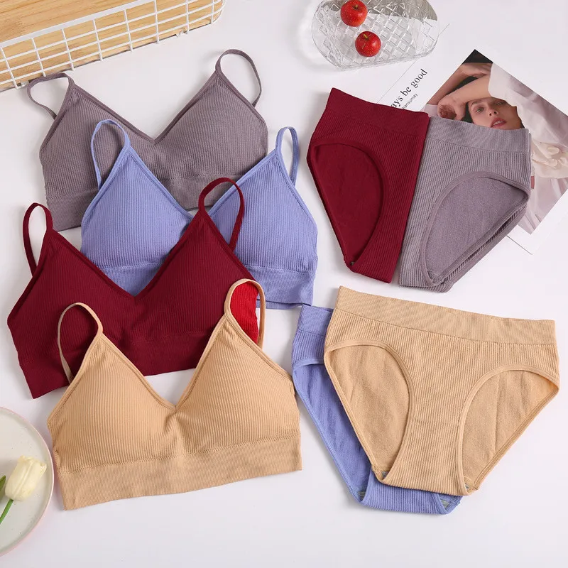 Women High Elasticity Briefs Underwear Solid Color Lace Panties Underwear SW
