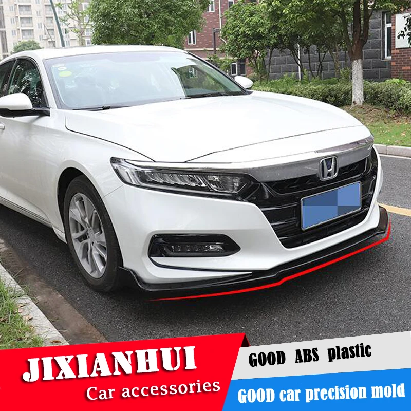 For Accord Body kit spoiler 2017 2018 For HONDA Accord ABS Rear lip