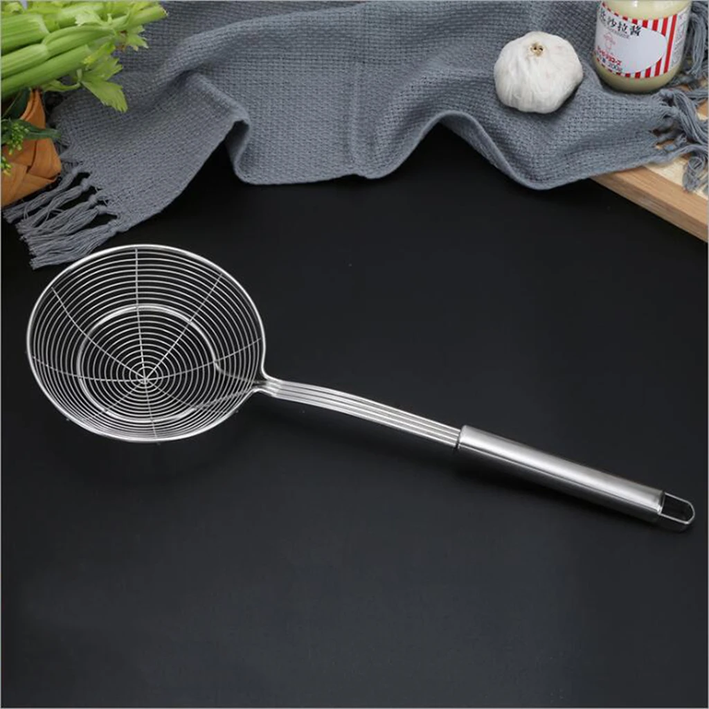 Spider Skimmer Strainer Ladle Deep Frying Chinese Spoon and