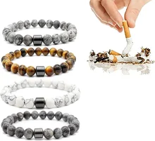  Smoking Cessation Bracelet Triple Men'S Powerful Treatment Smoke-Free Health Lymphatic Drainage Tiger Eye Bracelet 2022 New 