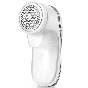 

Lint Remover Fabric Shaver Portable, Fabric Defuzzer Sweater Shaver, Replaceable Stainless Steel Blade, Dual Protection for Clot