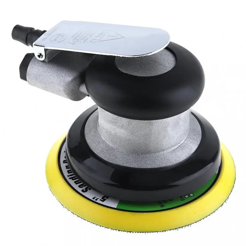 

5 Inch Non-Vacuum Matte Surface Circular Pneumatic Sandpaper Random Orbital Air Sander Polished Grinding Machine Hand Tools