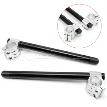 

NEVERLAND 50mm Adjustable Clip on Ons Riser Regular Handle Bars Grips Moto Universal Motorcycle CNC Bars Grips