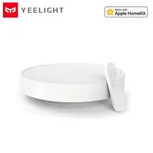 Новейший Xiao mi Yeelight умный светодиодный потолочный светильник поддерживает Apple Homekit приложение голосовое дистанционное управление IP60 пылезащитный mi Light Home