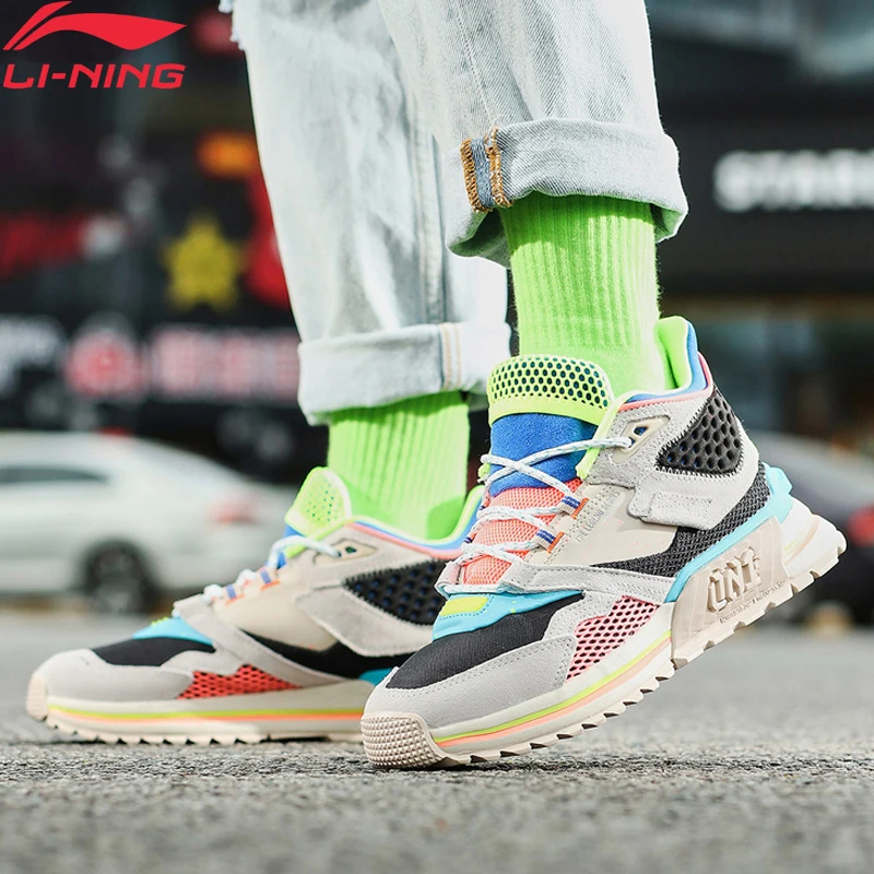 Li-Ning/Женская обувь; 001 T1000; зимняя обувь для образа жизни; Стильная Спортивная обувь с подкладкой в стиле ретро; кроссовки с динамичным корпусом; AGLP094 YXB330