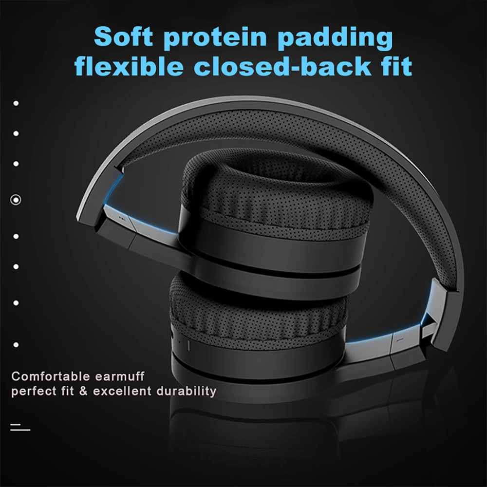 VTIN беспроводные наушники Bluetooth 5 0 tf карта гарнитура складная над ухо