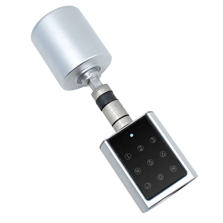 Silver 30 Цифровая Смарт карта паролей приложение врезной цилиндр замка - Цвет: Silver 30