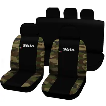 

ASIENTOS PARA AUTOMÓVILES FIAT STILO LINERS BICOLOR NEGRO - CAMUFLAJE CLÁSICO