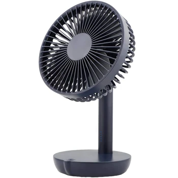 

5 Speeds Battery Operated Usb Desk Fan, Whisper Quiet, W/ Portable Charger Feature, 6 Inch Perfect Small Personal For Outdoor Ac