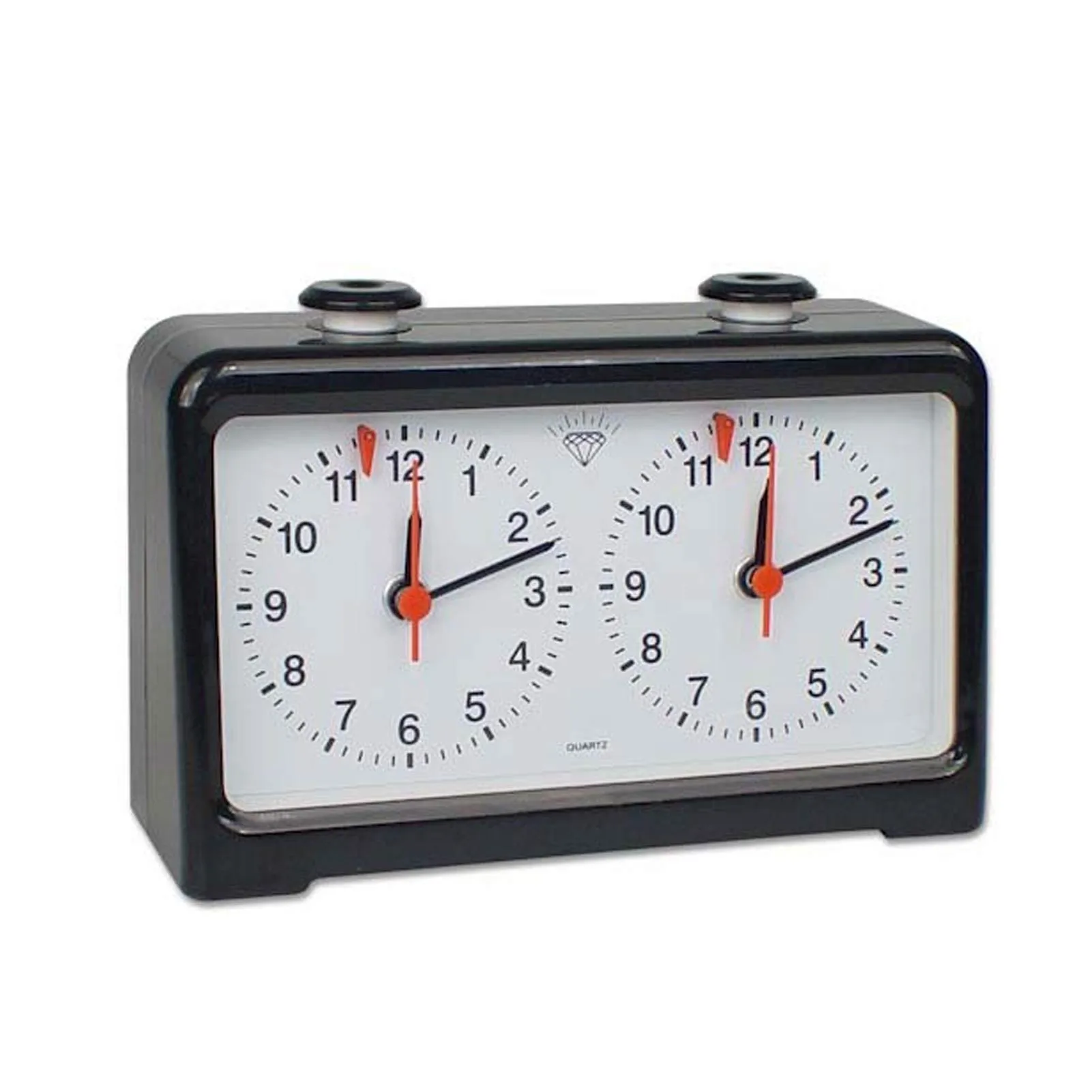 

Retro Analog Chess Clock Timer - Wind-Up Mechanical Chess Clock, No Battery (Black)