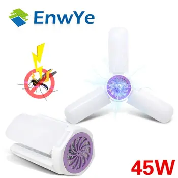 

LED Mosquito Killer Lamp 2 in 1 E27 45W 220V Insect Anti-Mosquito Trap Repeller Zapper Killing Fly Bug Indoor Home Night Light