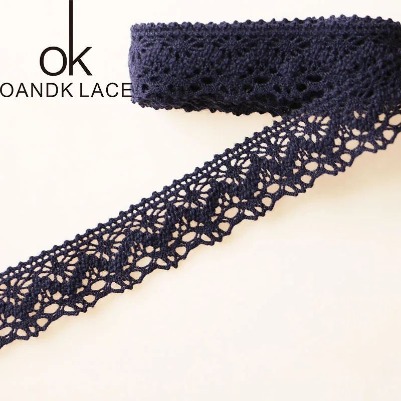 5 Yards Cotton Lace Ribbon Handmade Patchwork Scrapbook Craft for DIY Apparel Sewing Accessories lace ribbon,cotton ribbon,lace sewing supplies,lace sewing accessories,lace accessories,lace garment accessories