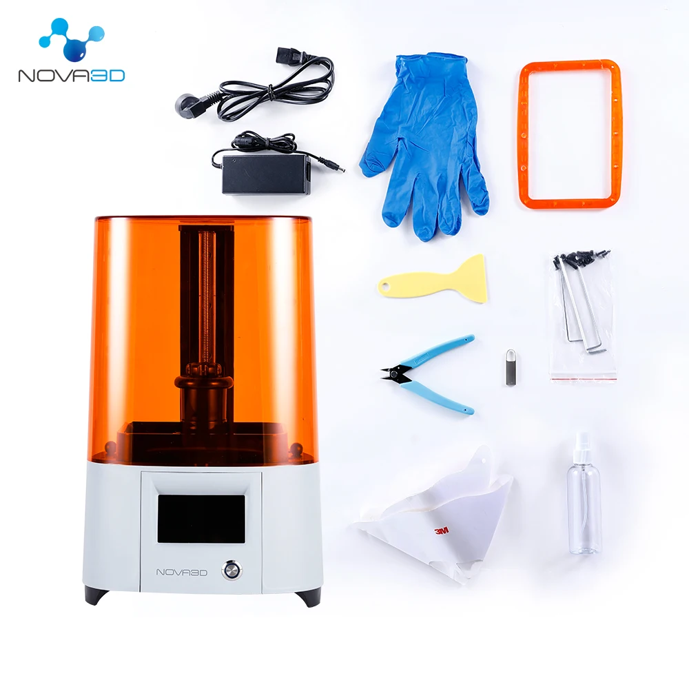 3D принтер NOVA3D ELFIN с постоянным выравниванием поддержкой 405 нм смолы УФ SLA