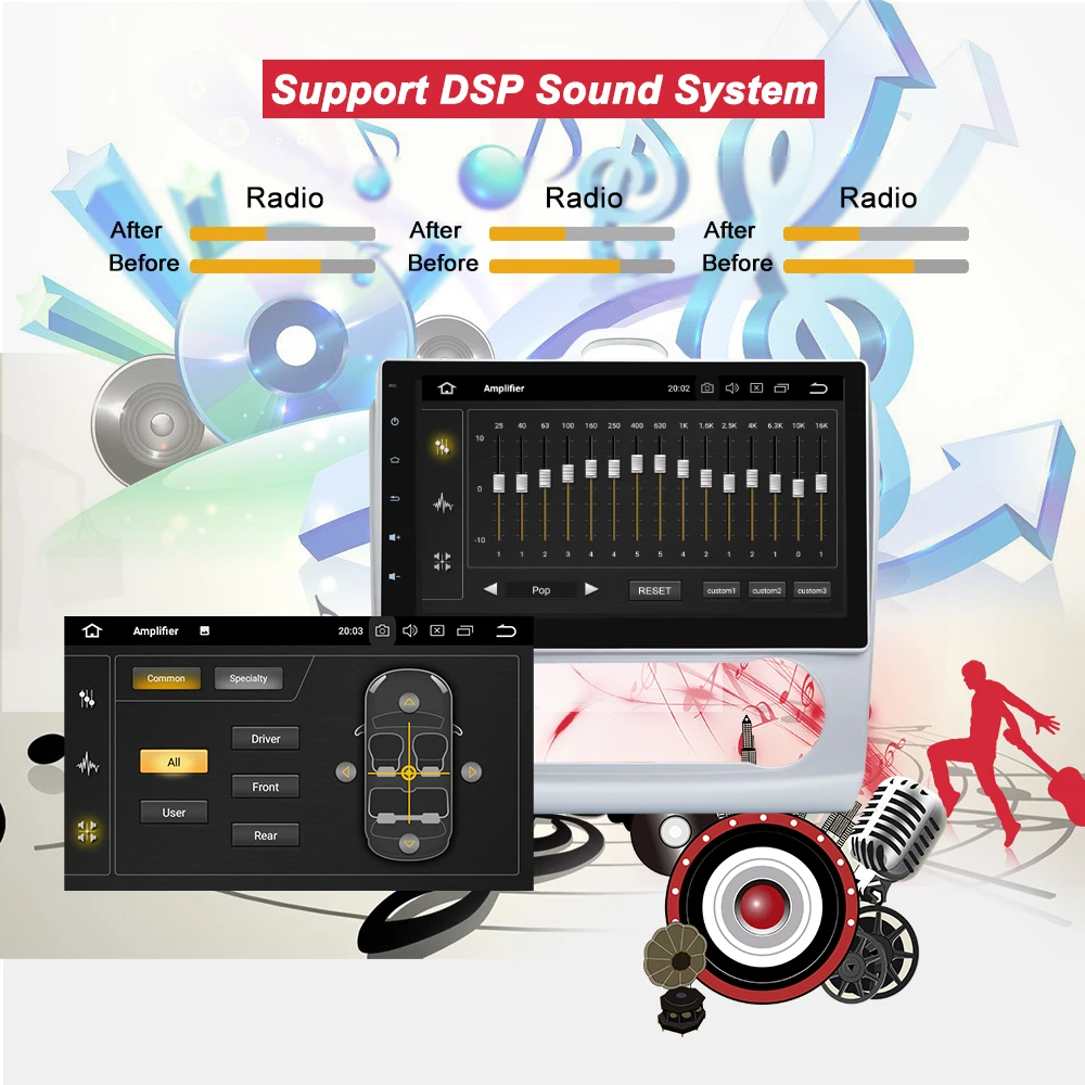 Bonroad 10," 2Din автомобильный DVD аудио плеер для фокуса 2005-2011 с gps, видео, Bluetooth, руль управления 4G Wifi