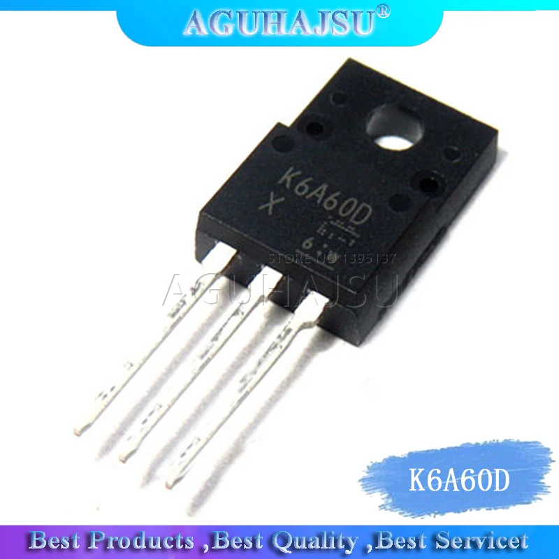 5pcs-lot-K6A60D-TK6A60D-6A-600V-MOSFET-TO-220F-plastic-N-channel-new ...