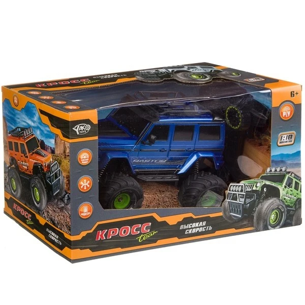 Радиоуправляемая машина &quotFullFunc. Кросс team. Джип&quot (синий) | Игрушки и хобби