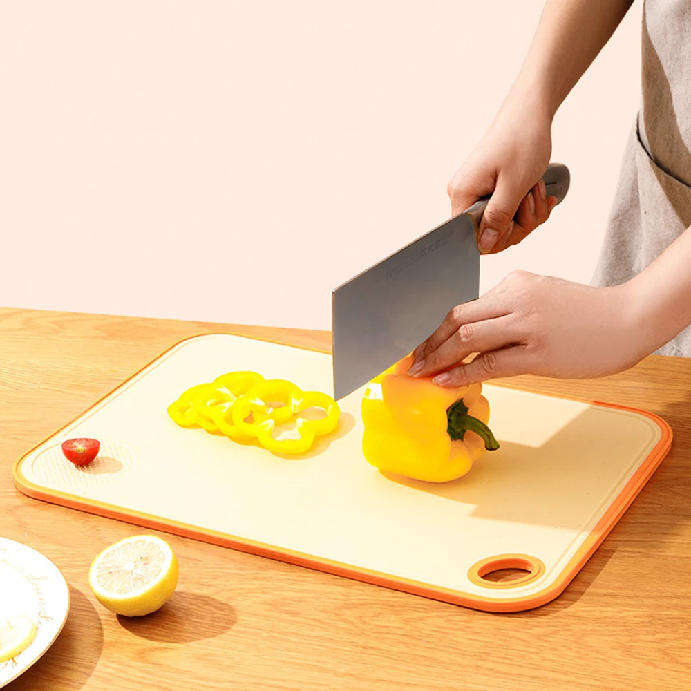 Antibacterial, BPA Free, and Durable, Earth Friendly Rice Husk Cutting Board  - China Polypropylene Cutting Board and Anti-Skidding Cutting Board price