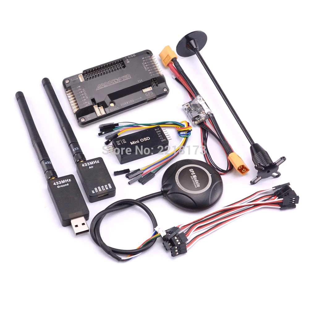 Плата контроллера полета APM2.8 APM 2 8 силовой модуль 7M GPS с компасом Mini OSD 433/915