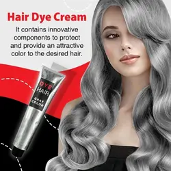 Fashion Styling Permanent Hairdressing Punk Light Gray Salon Hair Dye Cream Hair Coloring