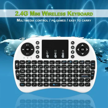

2.4GHz Wireless Keyboard for Android TV Box PC laptop 92 Keys DPI adjustable Wireless Keyboard Backlight with Touchpad Mouse