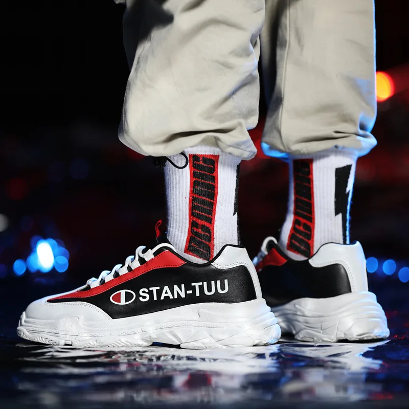 

2019 Spring And Summer New Style Men Dad Shoes Fashion College Style MEN'S SHOES Low Top Men's Trend Casual Shoes