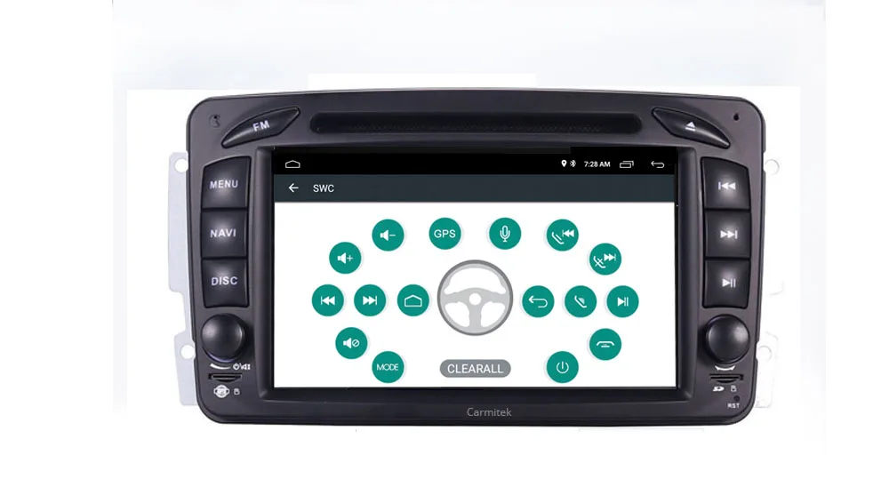 Best Android 9.0 2din CAR DVD PLAYER For Mercedes Benz W209 W203 W168 M ML W463 Viano W639 Vito Vaneo  GPS Navi Radio USB SD Free Map 5