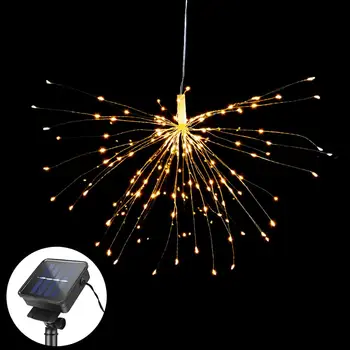 

Solar/4*AAA powered LED string Light 100/150 LEDs Garden Fireworks fairy Light For Christmas yard outdoor Decoration Lighting