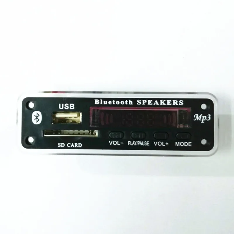 MP3 Беспроводная плата Bluetooth автомобильный аудио 5 в декодер модуль Поддержка USB SD