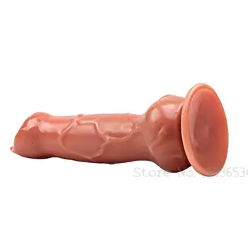 Big dog animal dildo, Realistic design with suction fake penis consoladores femenino, No vibrator anal dildos sex toys for woman 6